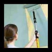 A girl painting her home interior - American Home Services, your Orlando home inspection company will inspect your painting process as part of their job.