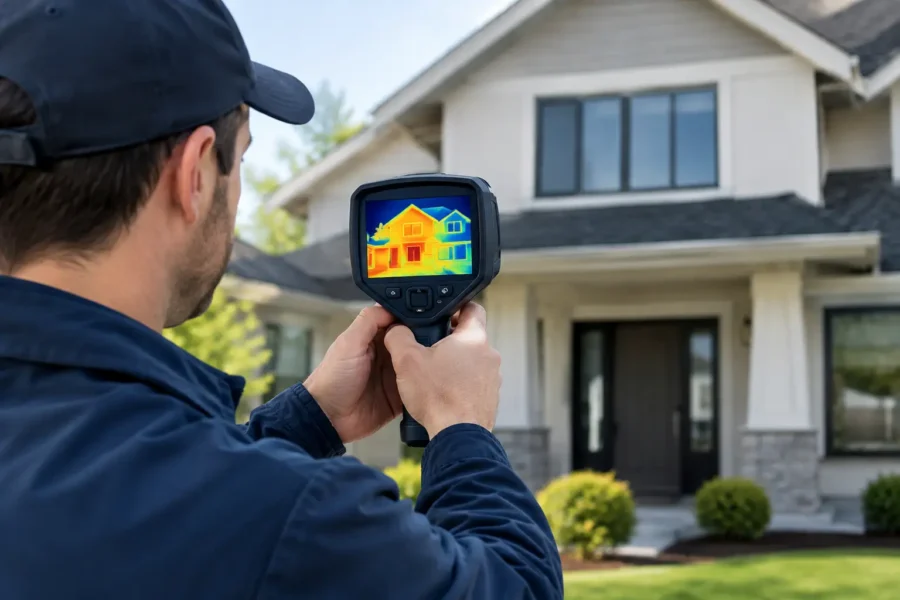 What a Thermal Imaging Home Inspection Finds